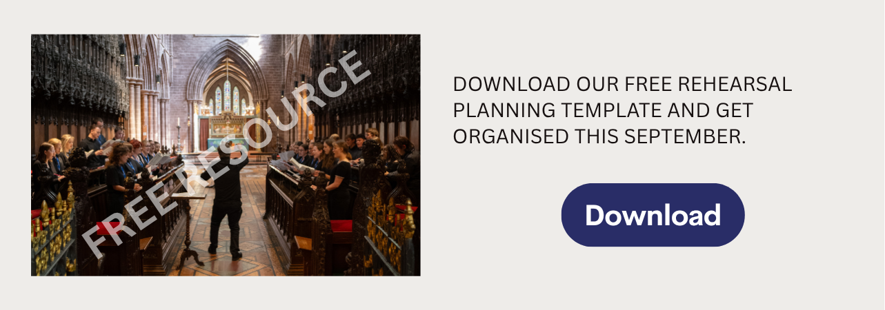 Free rehearsal template graphic 
