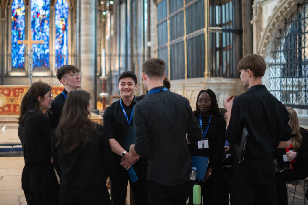 Photograph of young musicians